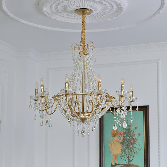 Arcadia Gold Chandelier-DWHOME
