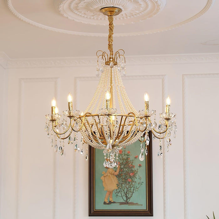 Arcadia Gold Chandelier-DWHOME