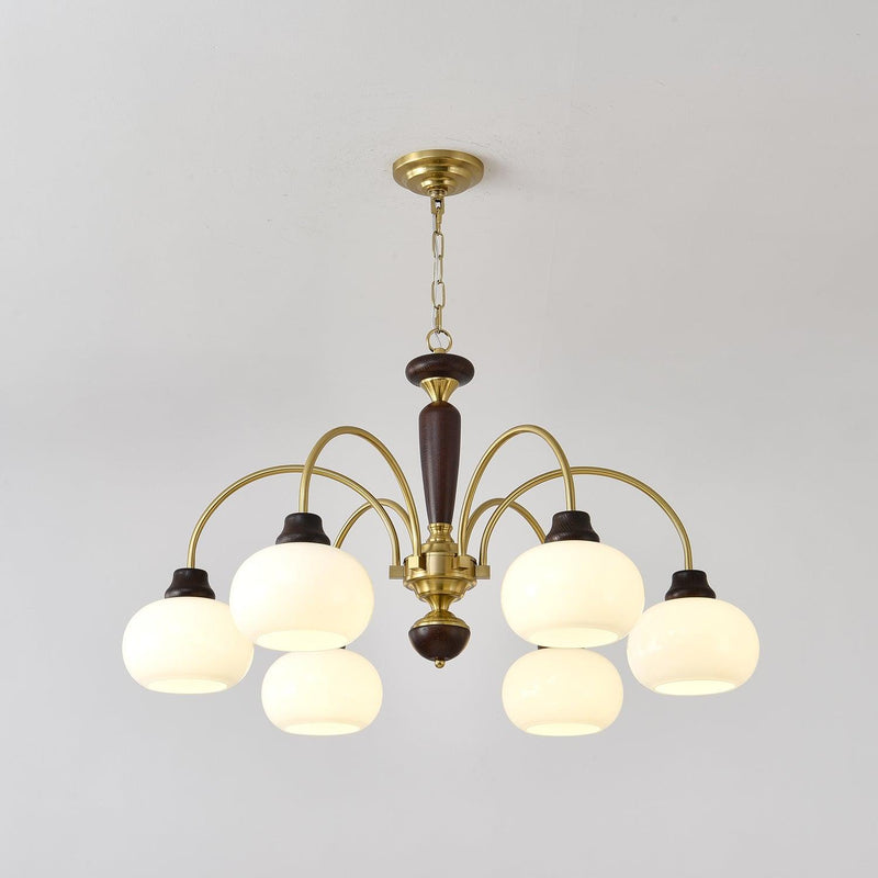 Arched Globe Chandelier-DWHOME