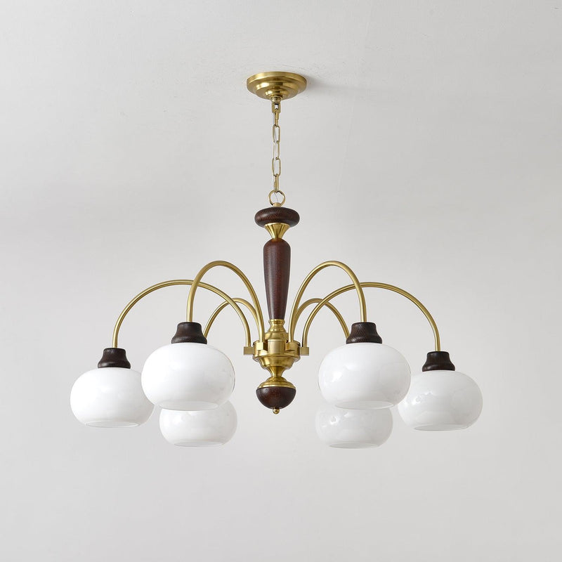 Arched Globe Chandelier-DWHOME