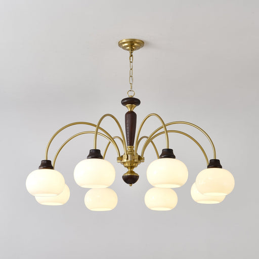 Arched Globe Chandelier.