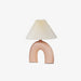 Arched Pleated Table Lamp-DWHOME