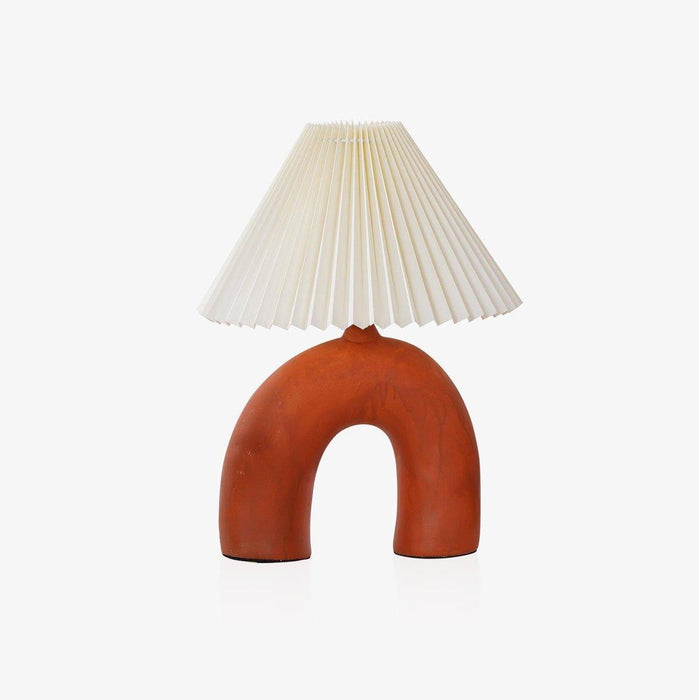 Arched Pleated Table Lamp-DWHOME