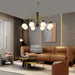 Archway Walnut Color Chandelier-DWHOME