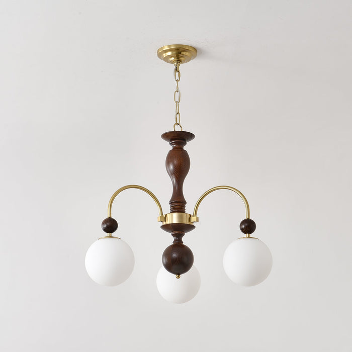 Archway Walnut Color Chandelier - Vakkerlight