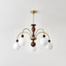 Archway Walnut Color Chandelier-DWHOME