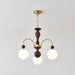 Archway Walnut Color Chandelier - Vakkerlight