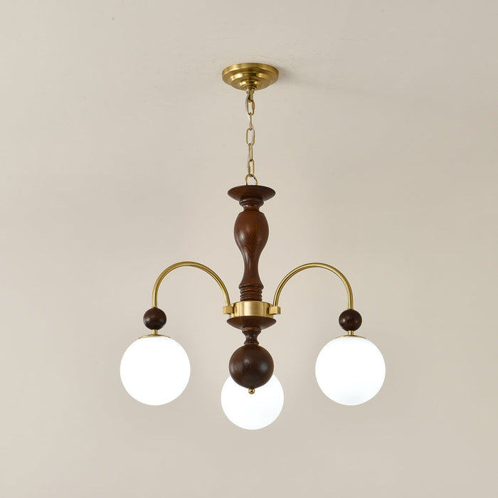 Archway Walnut Color Chandelier - Vakkerlight