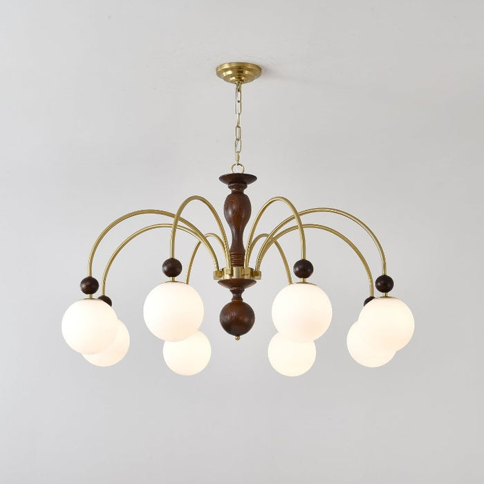 Archway Walnut Color Chandelier - Vakkerlight