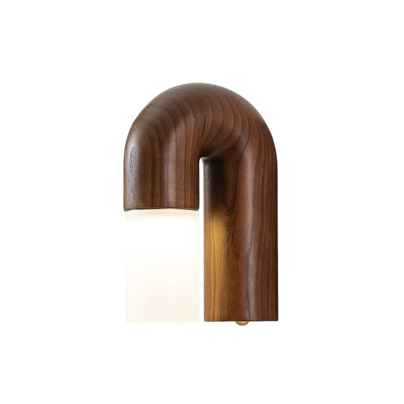 Arcus Wood Wall Lamp-DWHOME