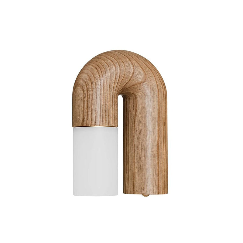 Arcus Wood Wall Lamp-DWHOME