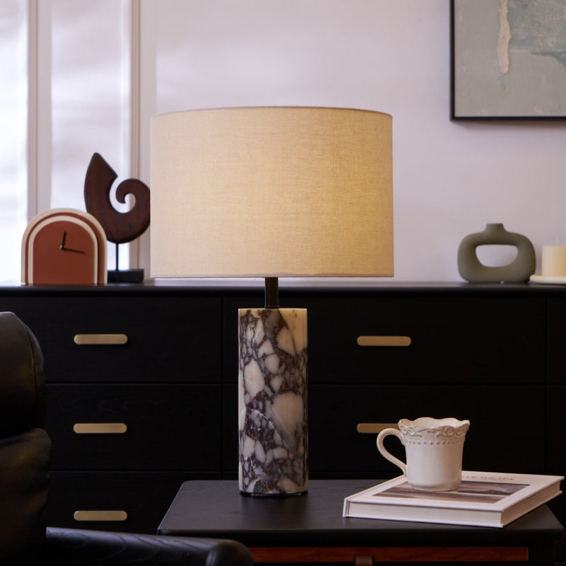 Ardena Marble Table Lamp-DWHOME