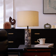 Ardena Marble Table Lamp-DWHOME