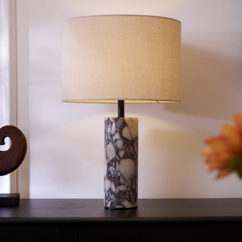 Ardena Marble Table Lamp-DWHOME