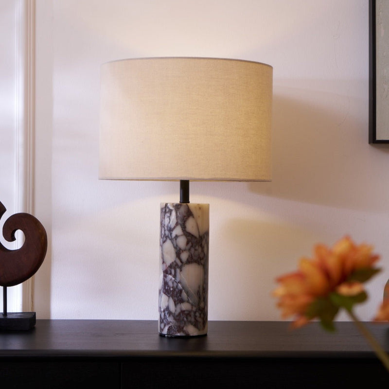 Ardena Marble Table Lamp-DWHOME