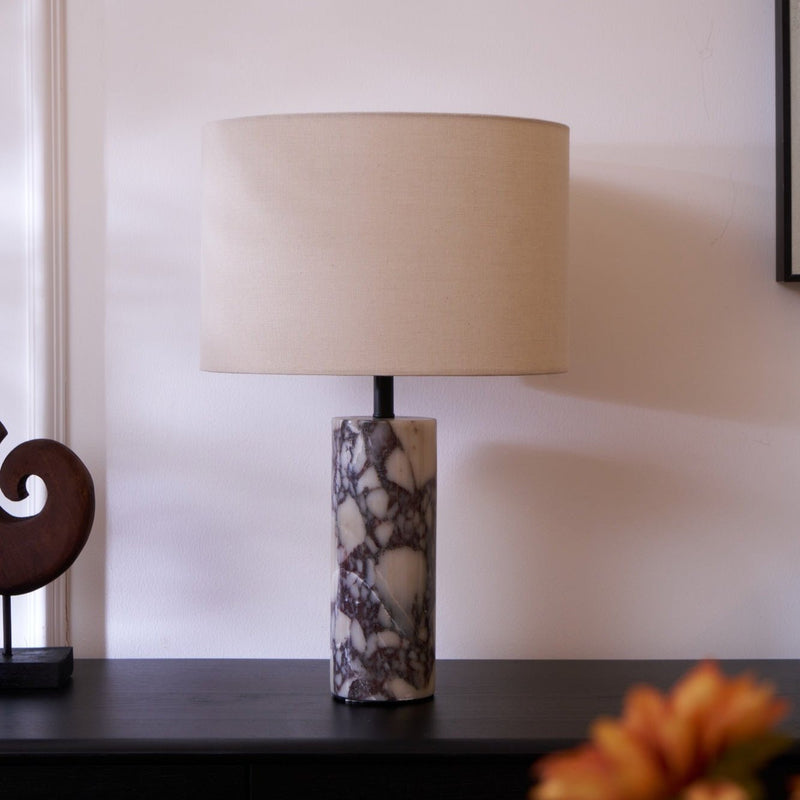 Ardena Marble Table Lamp-DWHOME