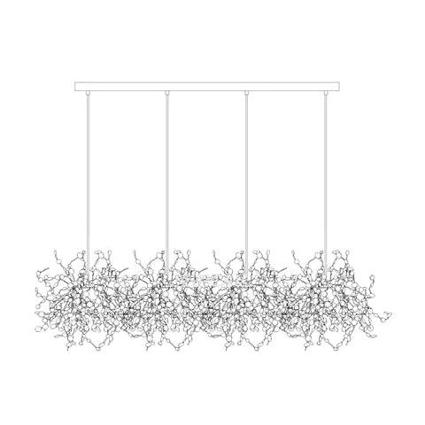 Shimmering Cloud Chandelier - Vakkerlight