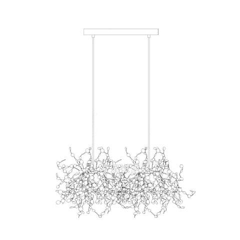 Shimmering Cloud Chandelier - Vakkerlight