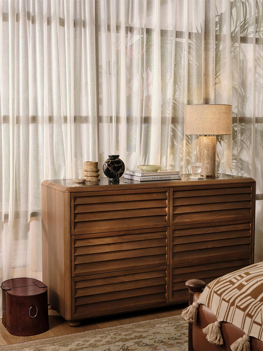 Aria Stone Table Lamp-DWHOME