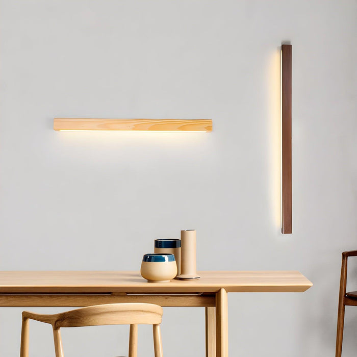 Arlo Linear Wood Wall Light - DWHOME