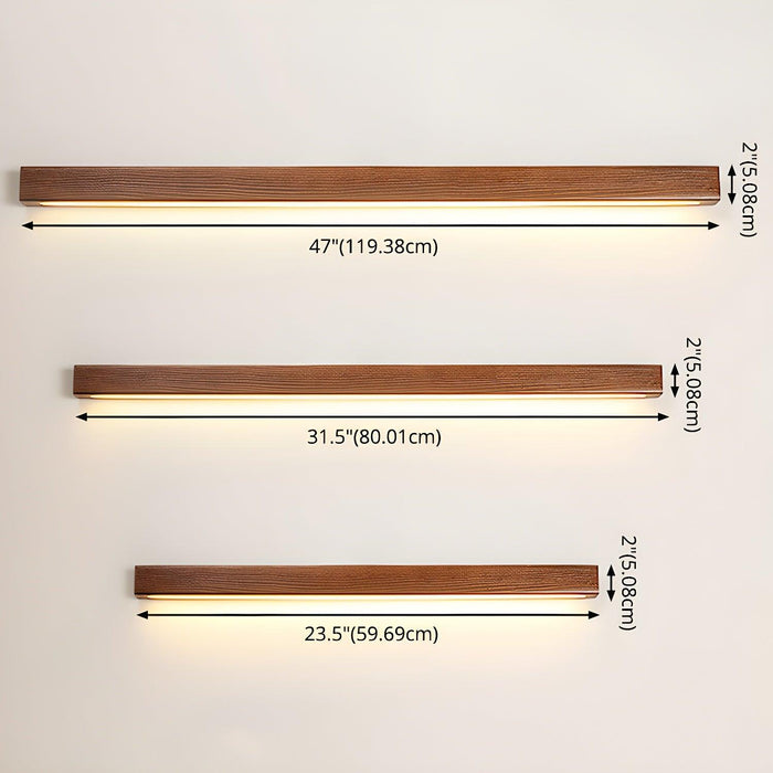 Arlo Linear Wood Wall Light - DWHOME