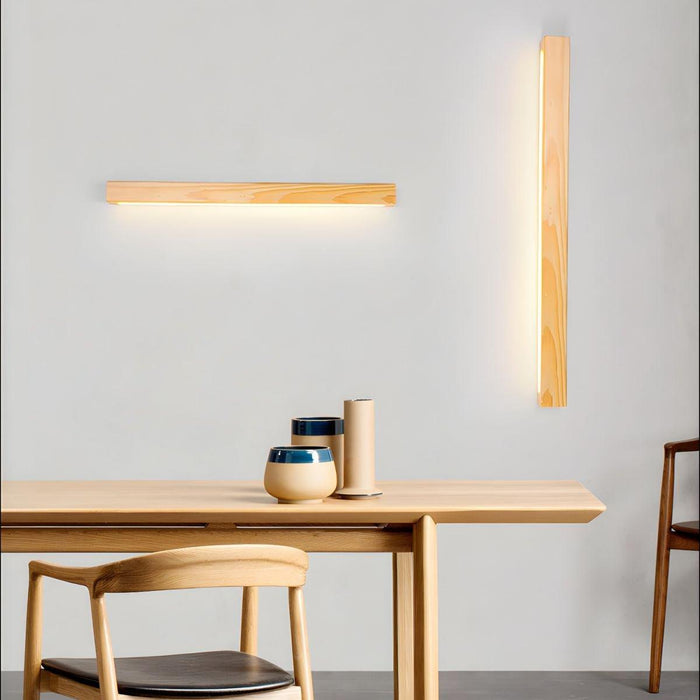 Arlo Linear Wood Wall Light - DWHOME