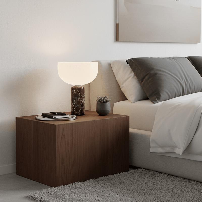 Arno Sphere Marble Table Lamp-DWHOME
