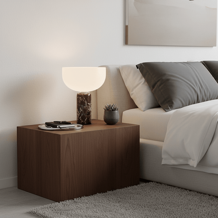 Arno Sphere Marble Table Lamp-DWHOME