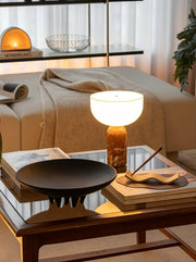 Arno Sphere Marble Table Lamp-DWHOME