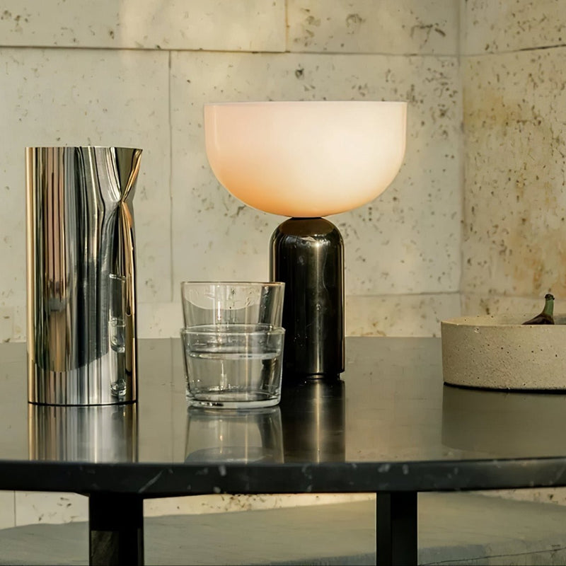 Arno Sphere Marble Table Lamp-DWHOME