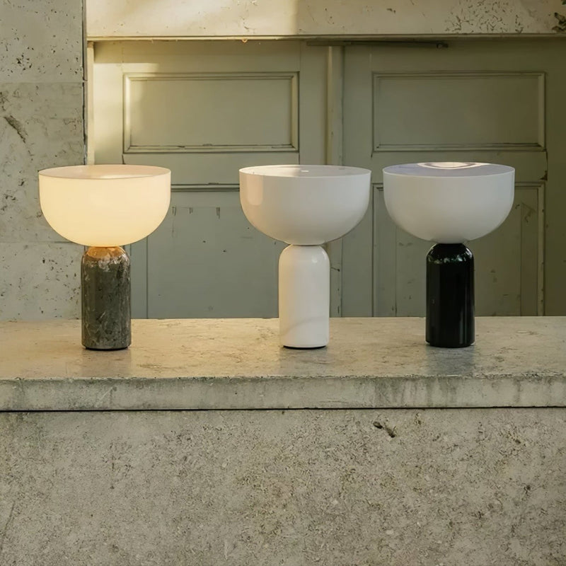 Arno Sphere Marble Table Lamp-DWHOME