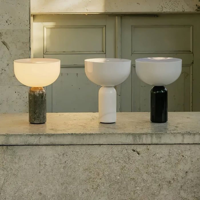 Arno Sphere Marble Table Lamp-DWHOME