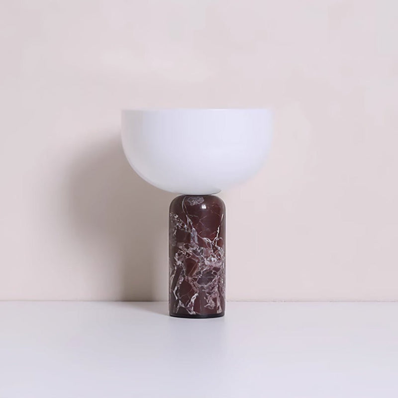 Arno Sphere Marble Table Lamp-DWHOME
