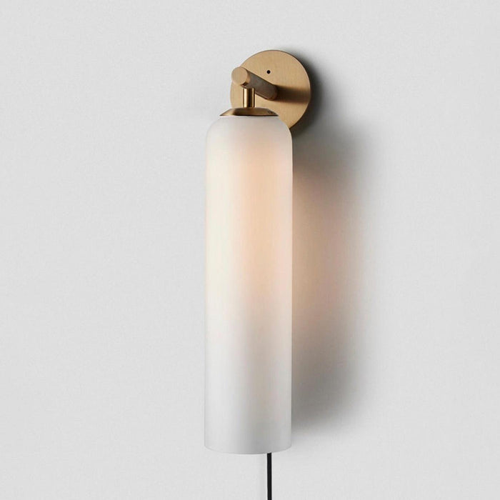 Art Glass Plug-In Sconce.