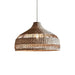 Artisanal Rattan Dome Pendant Lamp - Vakkerlight