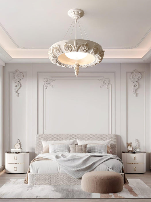 Artistic Carved Plaster Chandelier - DWHOME