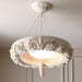 Artistic Carved Plaster Chandelier.