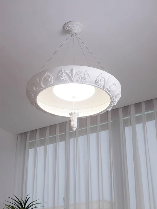 Artistic Carved Plaster Chandelier - DWHOME