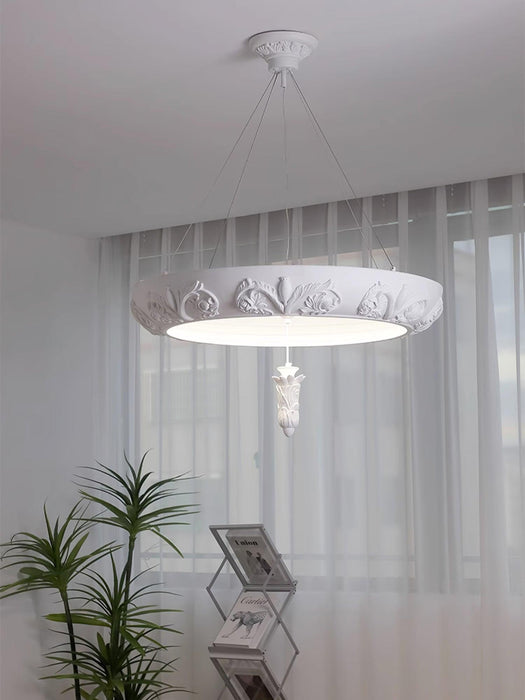 Artistic Carved Plaster Chandelier - DWHOME