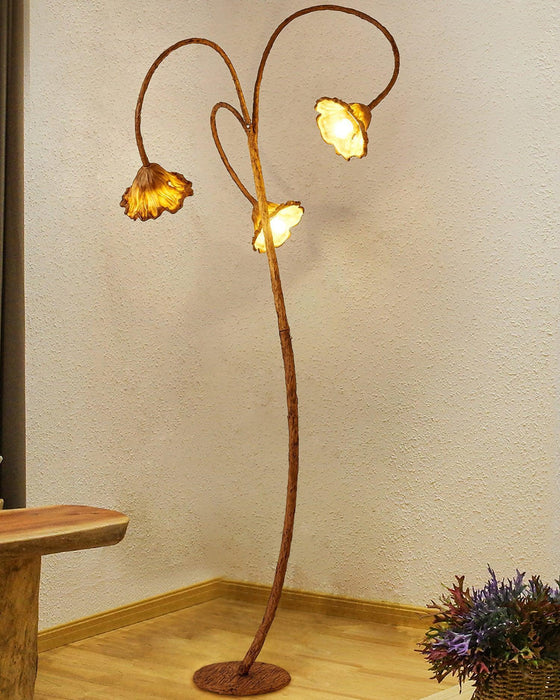 Artistic Lotus Leaf Floor Lamp - DWHOME