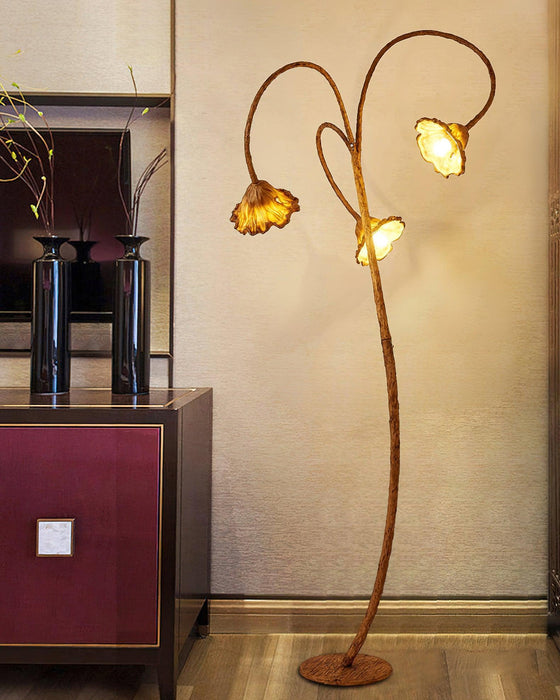 Artistic Lotus Leaf Floor Lamp - DWHOME