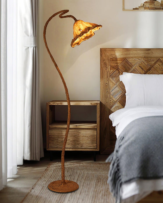 Artistic Lotus Leaf Floor Lamp - DWHOME