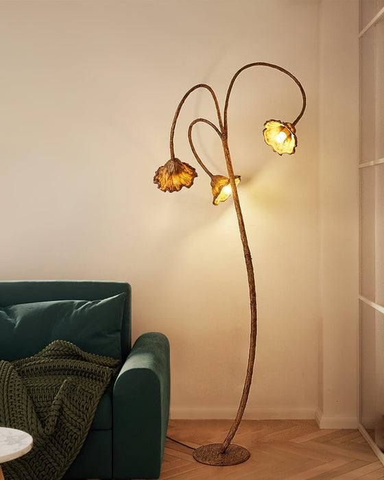 Artistic Lotus Leaf Floor Lamp - DWHOME