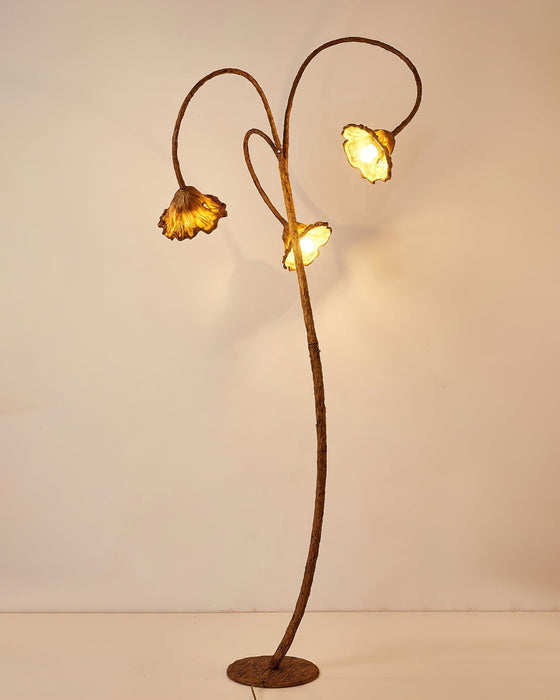 Artistic Lotus Leaf Floor Lamp - DWHOME