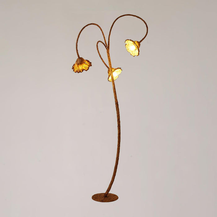 Artistic Lotus Leaf Floor Lamp - DWHOME