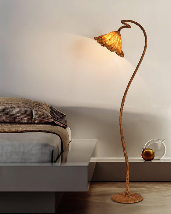 Artistic Lotus Leaf Floor Lamp - DWHOME