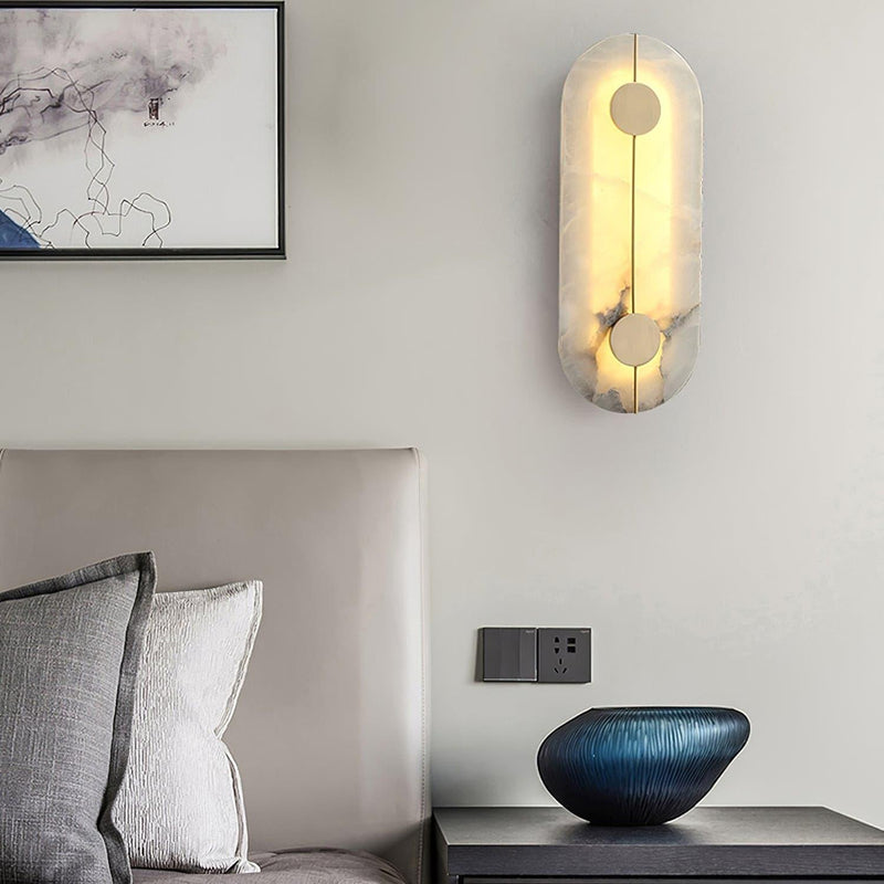 Artistic Alabaster Wall Lamp-DWHOME