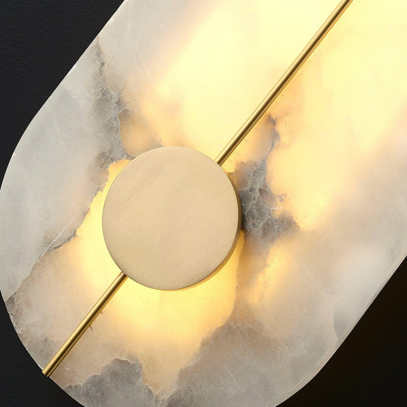 Artistic Alabaster Wall Lamp-DWHOME