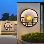 Round Outdoor Wall Light-DWHOME
