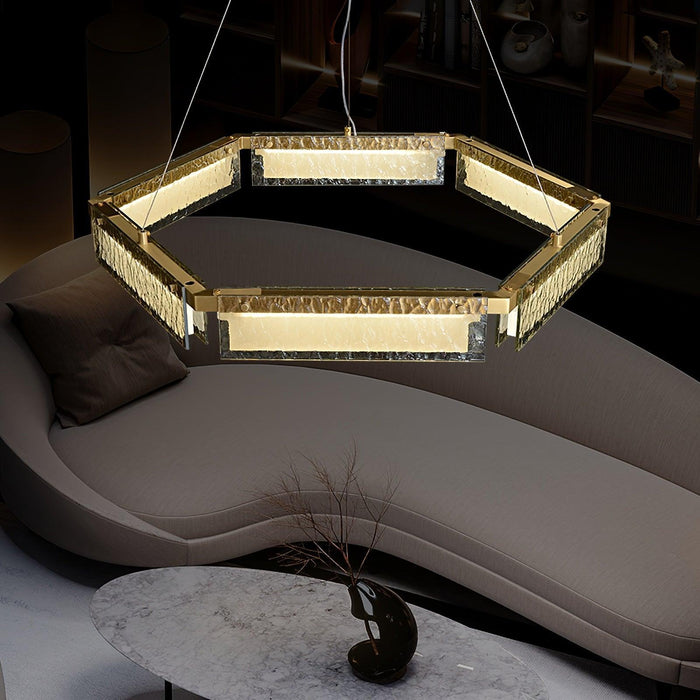 Asner LED Chandelier-DWHOME